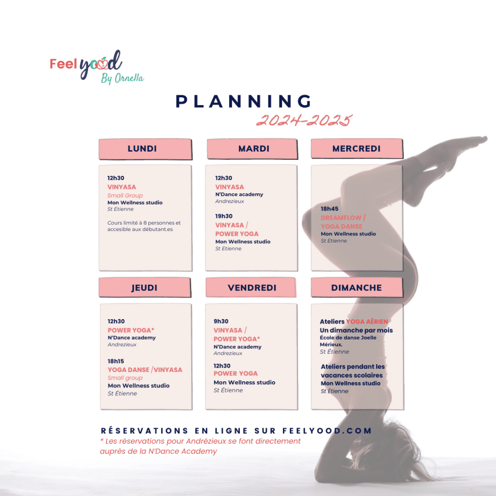 PLANNING YOGA 2024-2025 Feelyood