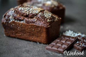 Banana bread coco & chocolat | ©Yood (Good food good mood for you)