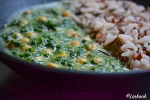 Curry de pois chiches crémeux aux épinards | ©Yood (Good food good mood for you)