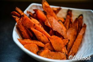 Frites de patate douce sans huile | ©Yood (Good food good mood for you)