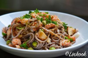 Nouilles Soba aux écrevisses | ©Yood (Good food good mood for you)