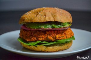 Veggie burger façon Yood | ©Yood (Good food good mood for you)